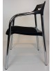 Silla outlet lateral SENZO NEGRA